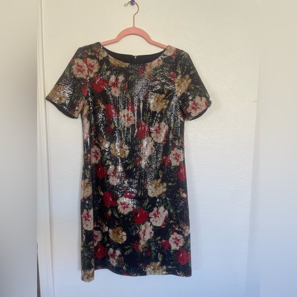 Sequin Floral Marc New York Dress - Picture 1 of 4